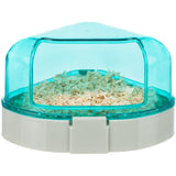 Hamstertoilette Ecktoilette mit Dach