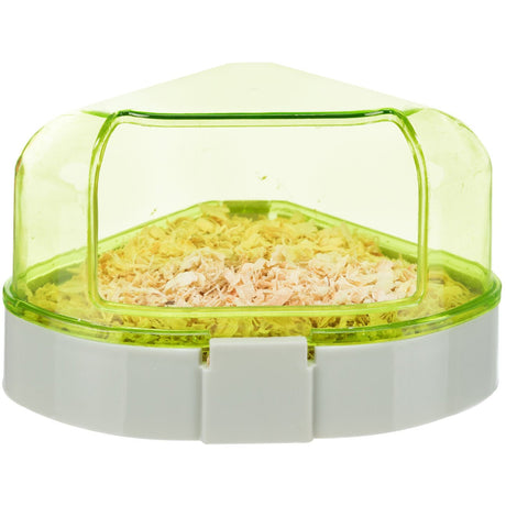 Hamstertoilette Ecktoilette mit Dach