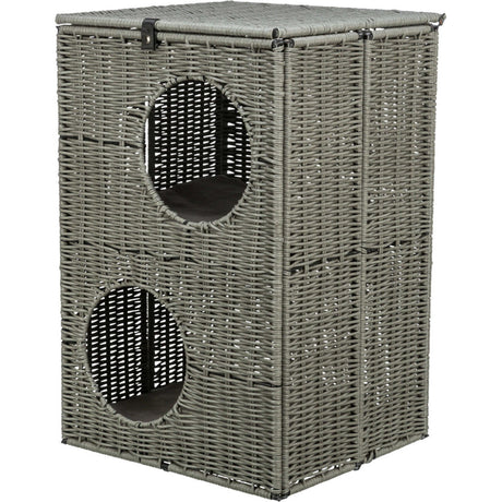 TRIXIE Höhle Amalia eckig outdoor - Katzenhöhle für draußen – 37 × 57 × 35 cm