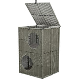 TRIXIE Höhle Amalia eckig outdoor - Katzenhöhle für draußen – 37 × 57 × 35 cm