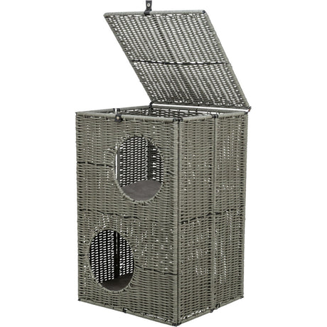 TRIXIE Höhle Amalia eckig outdoor - Katzenhöhle für draußen – 37 × 57 × 35 cm