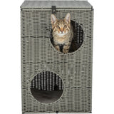TRIXIE Höhle Amalia eckig outdoor - Katzenhöhle für draußen – 37 × 57 × 35 cm