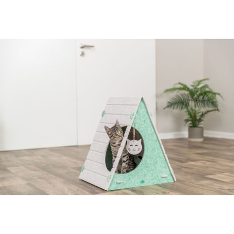 TRIXIE Höhle Lucy SOFT Edition | Katzenhöhle & Rückzugsort für Katzen – 46 × 50 × 38 cm