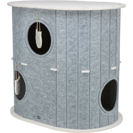 TRIXIE Höhle Mara SOFT Edition – Katzenhöhle für erholsamen Schlaf – 66 × 62 × 46 cm