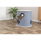TRIXIE Höhle Mara SOFT Edition – Katzenhöhle für erholsamen Schlaf – 66 × 62 × 46 cm
