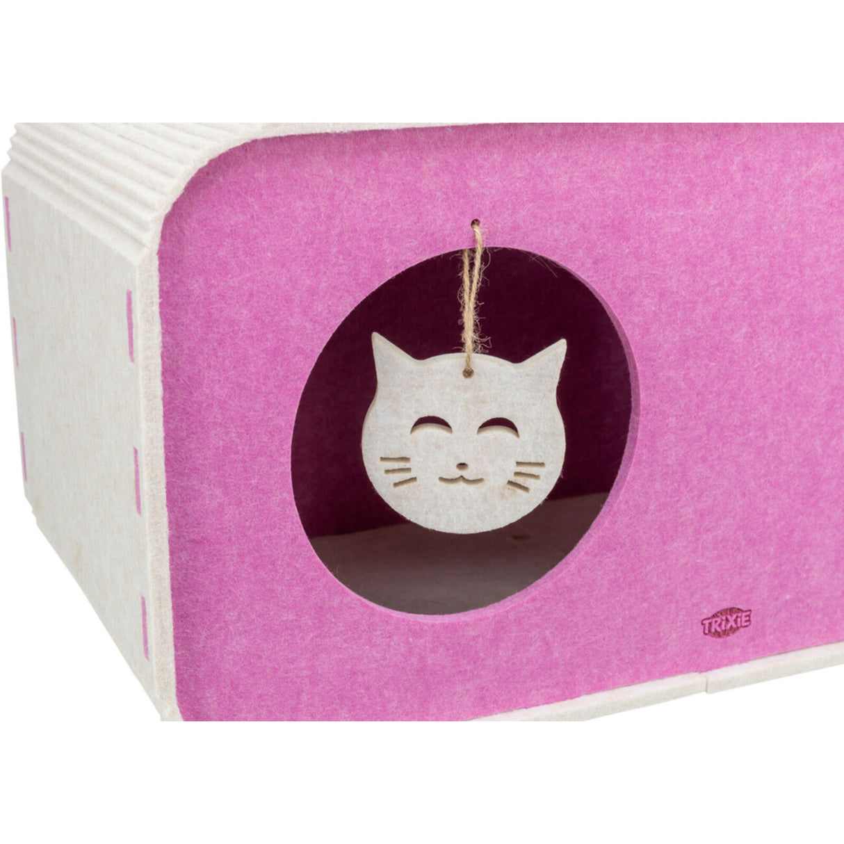 TRIXIE Höhle Merle SOFT Edition - Katzenhöhle für kuschelige Träume – 58 × 29 × 27 cm