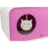 TRIXIE Höhle Merle SOFT Edition - Katzenhöhle für kuschelige Träume – 58 × 29 × 27 cm