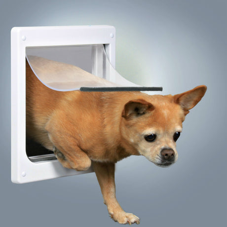 Trixie Hundeklappe mit flexibler Kunststoffklappe