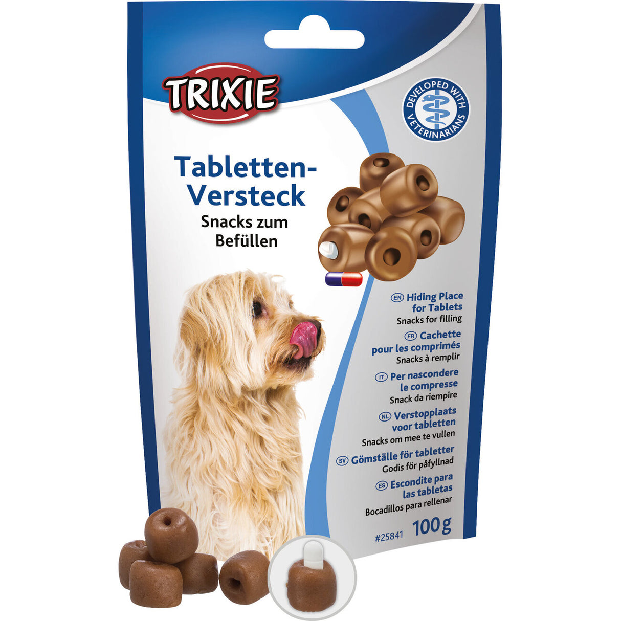 Hundesnack Tabletten Versteck