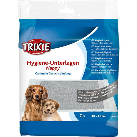 Hygiene Unterlage Nappy mit Aktivkohle – 40 × 60 cm, 7 Stück