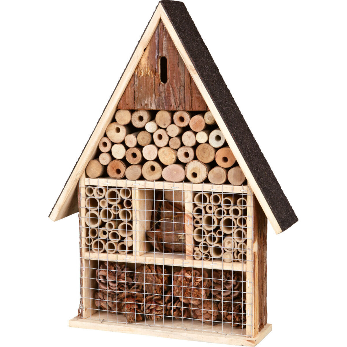 Insektenhotel aus Rindenholz