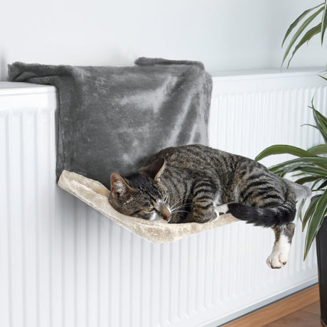 Katzen Liegemulde für Heizkörper mit Pfotenabdruck