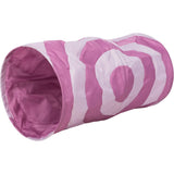 Katzen Spieltunnel mit integrierter Raschelfolie – 50 cm / ø 25 cm, diverse Farben