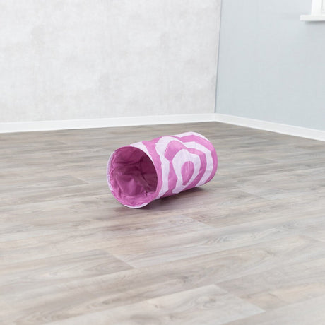 Katzen Spieltunnel mit integrierter Raschelfolie – 50 cm / ø 25 cm, diverse Farben