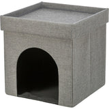 Katzenhöhle Kimy mit 2 Etagen Soft Edition – 76 × 72 × 37 cm