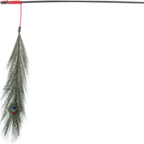 Katzenspielangel mit Feder – 47 cm