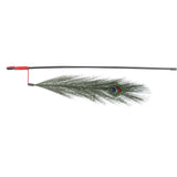 Katzenspielangel mit Feder – 47 cm