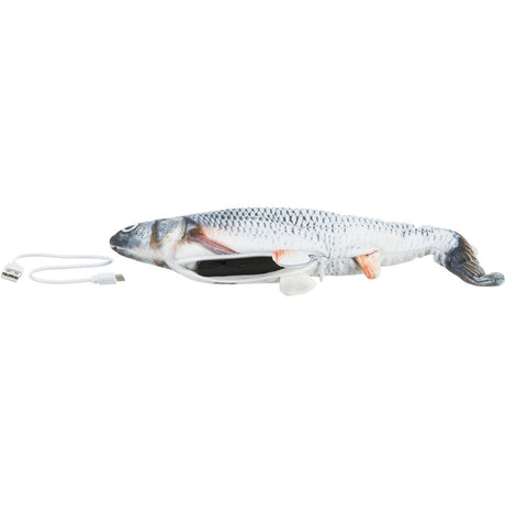 Katzenspielzeug Zappelfisch mit Katzenminze