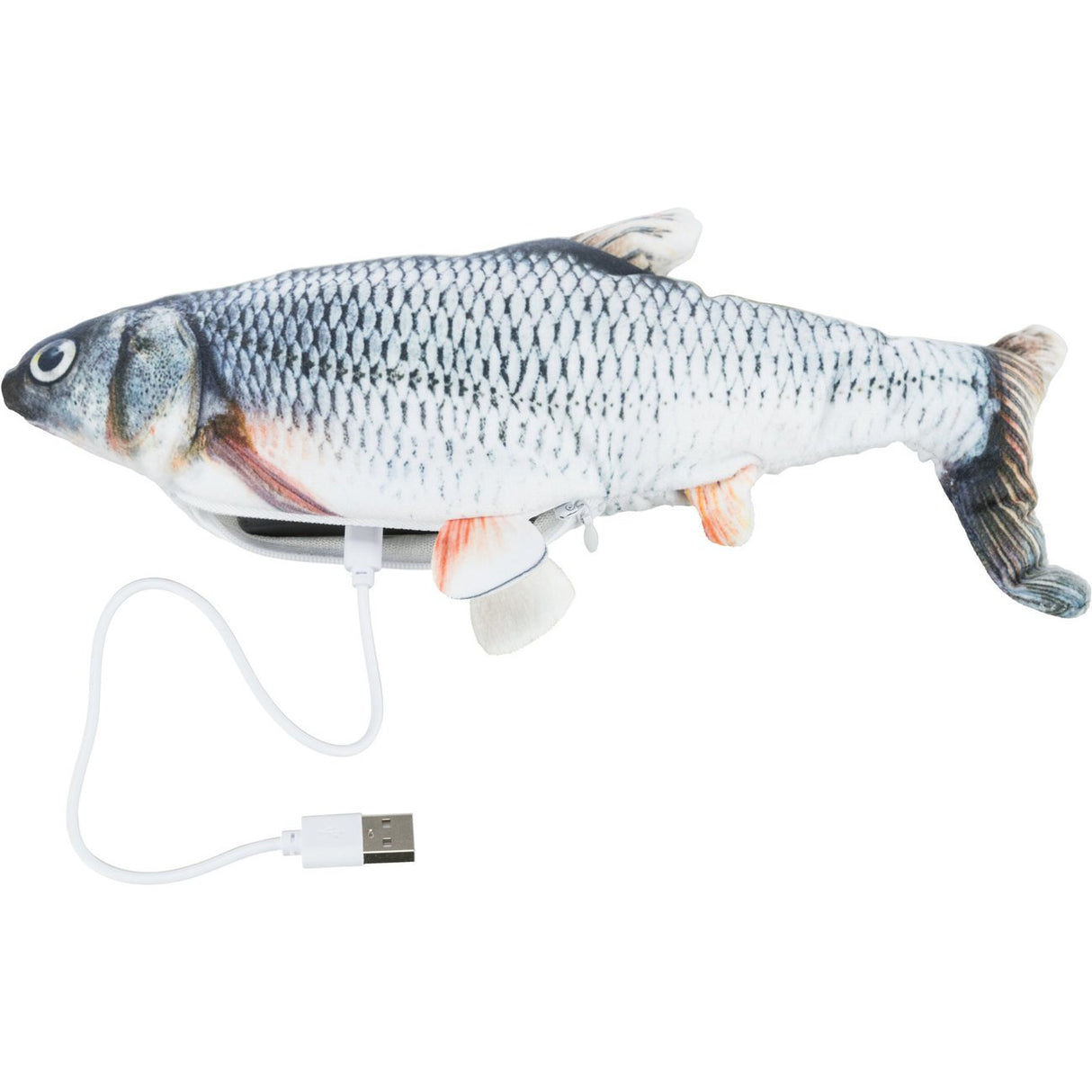 Katzenspielzeug Zappelfisch mit Katzenminze