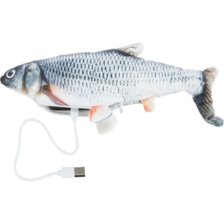 Katzenspielzeug Zappelfisch mit Katzenminze