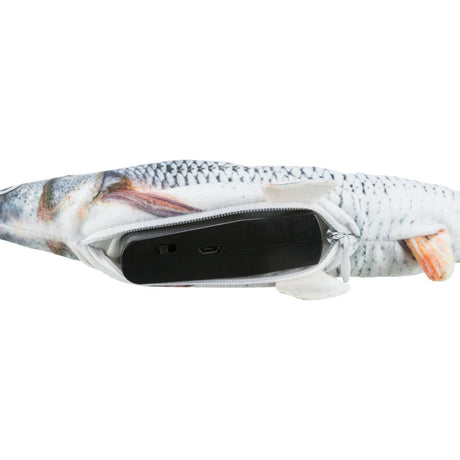 Katzenspielzeug Zappelfisch mit Katzenminze