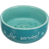 Keramiknapf für Katzen Thanks for Service! – 0,3 l/ø 11 cm