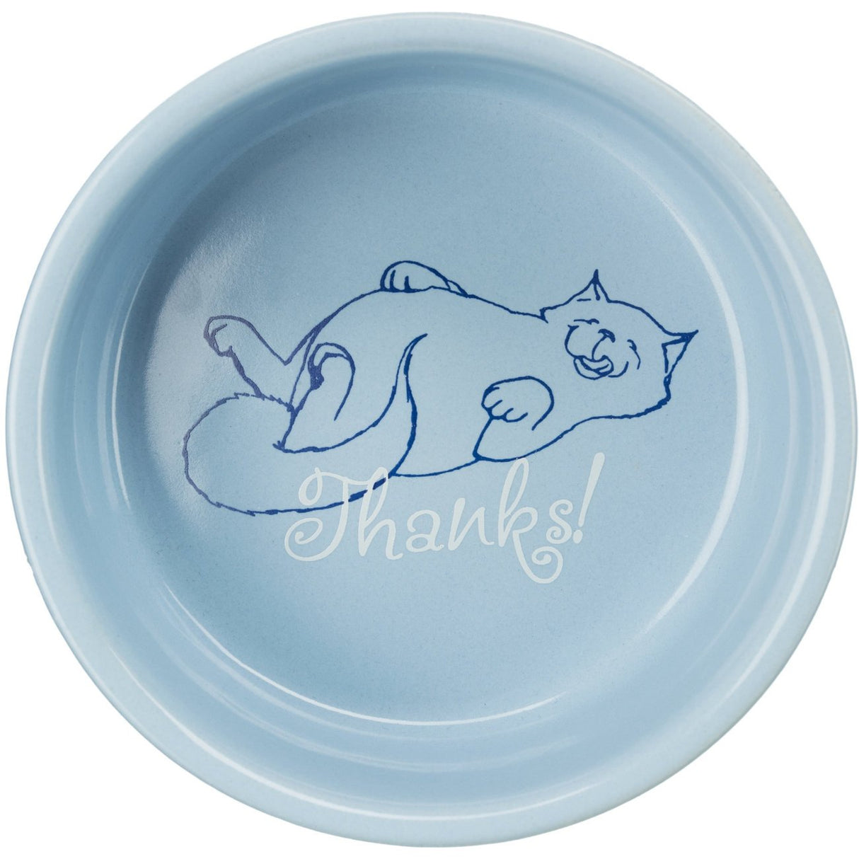 Keramiknapf für Katzen Thanks for Service! – 0,3 l/ø 11 cm