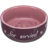 Keramiknapf für Katzen Thanks for Service! – 0,3 l/ø 11 cm