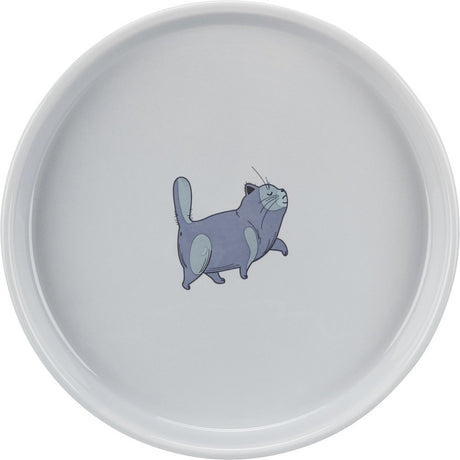 Keramiknapf mit Katzenmotiv