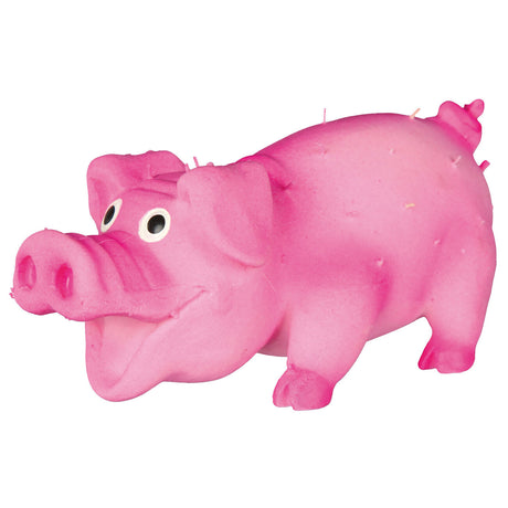 Kleines Borstenschwein aus Latex für Hunde