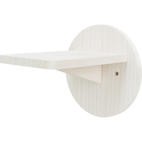 Kletterstufe Holz Wandmontage – Ø 19 × 22 cm, weiß