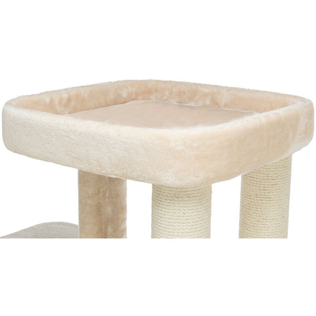 Kratzbaum Bertholo – 78 x 45 x 165 cm, creme/dunkelbraun