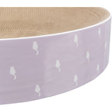 Kratzbett Lilly für Katzen – ø 45 × 10 cm, flieder