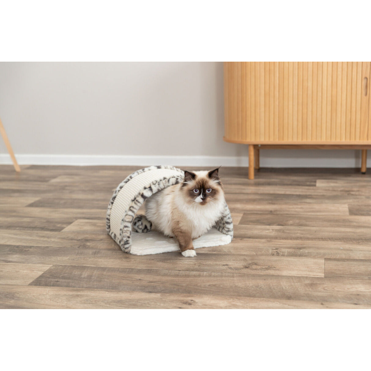 Kratzbrücke Leo – 25 cm, creme
