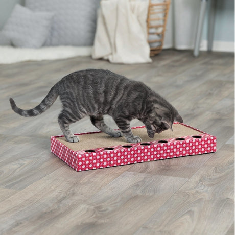 Trixie Kratzpappe für Katzen mit Spielzeug