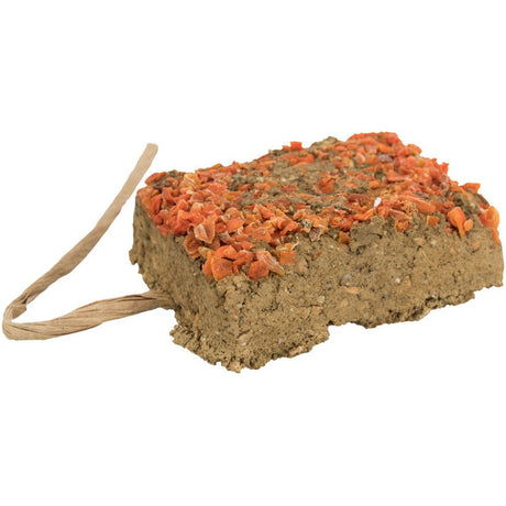Lehmstein zum Nagen – 100 g, mit Karotte