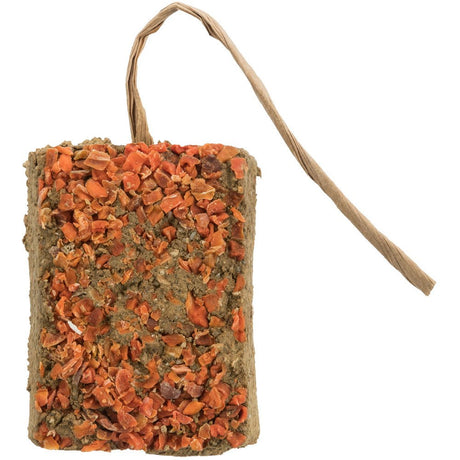 Lehmstein zum Nagen – 100 g, mit Karotte