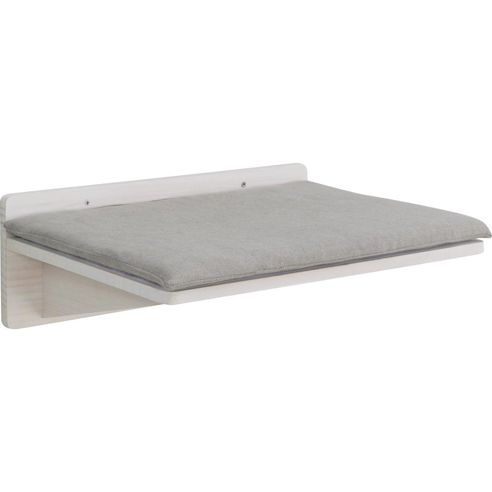 Liegeplatte zur Wandmontage – 50 × 36,5 × 17,5 cm, weiß