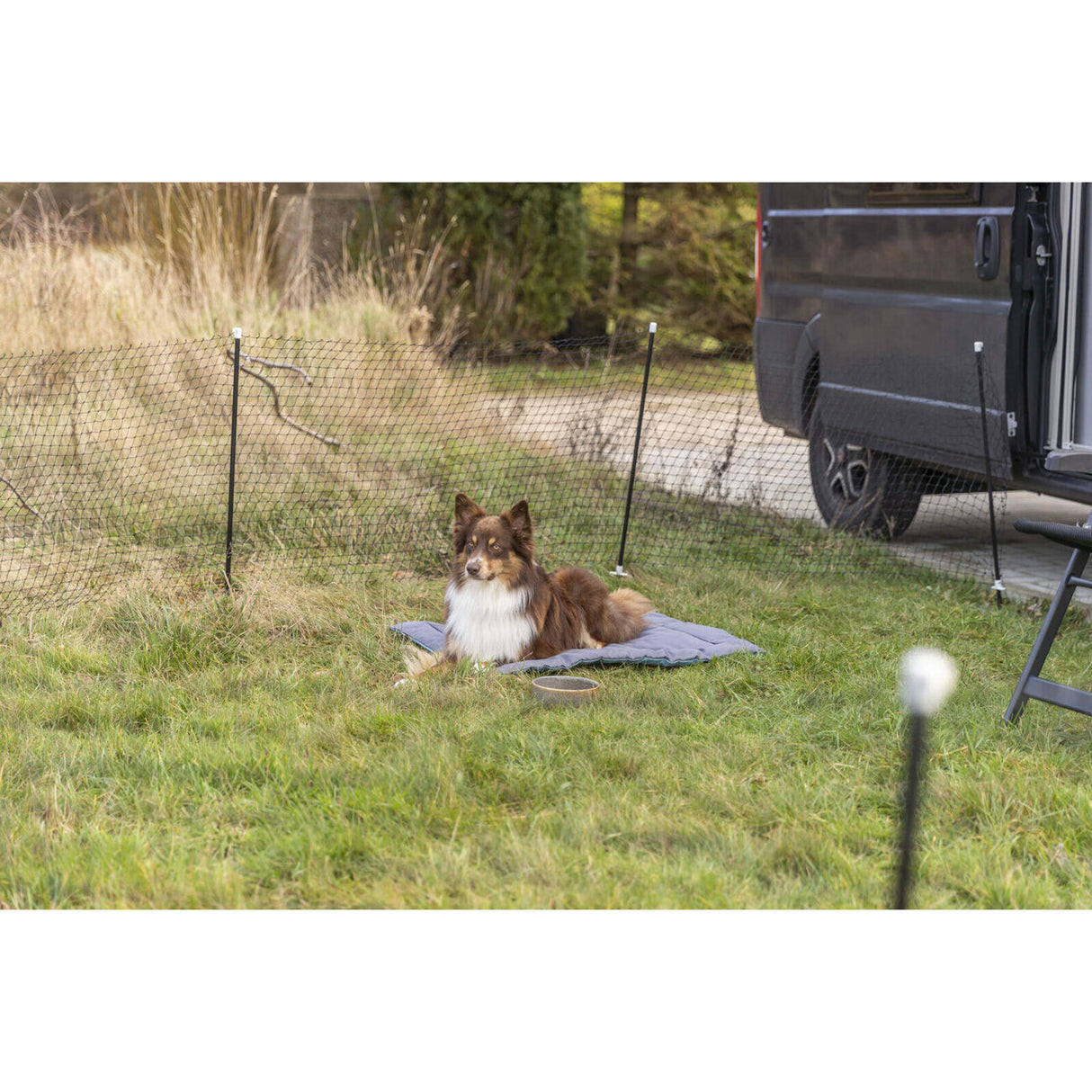 Mobiler Hundezaun 15 Meter