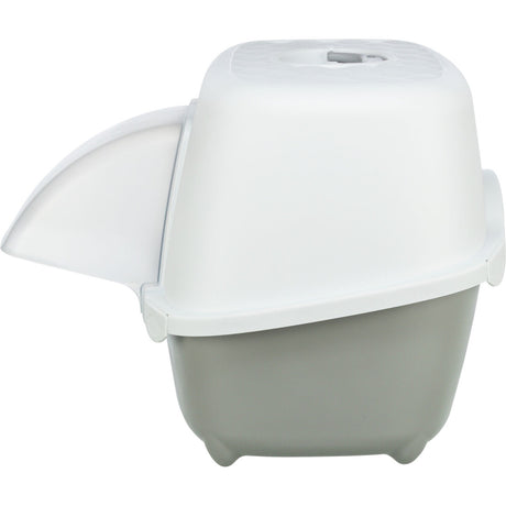 TRIXIE Outdoor Katzentoilette Davio Top – Die perfekte Oase für deinen Freigänger – 56 × 39 × 39 cm