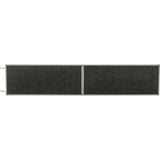 TRIXIE Rampe für Kleintiere – Bequemer Zugang zu Stall & Gehege – 20 × 50 cm, grau