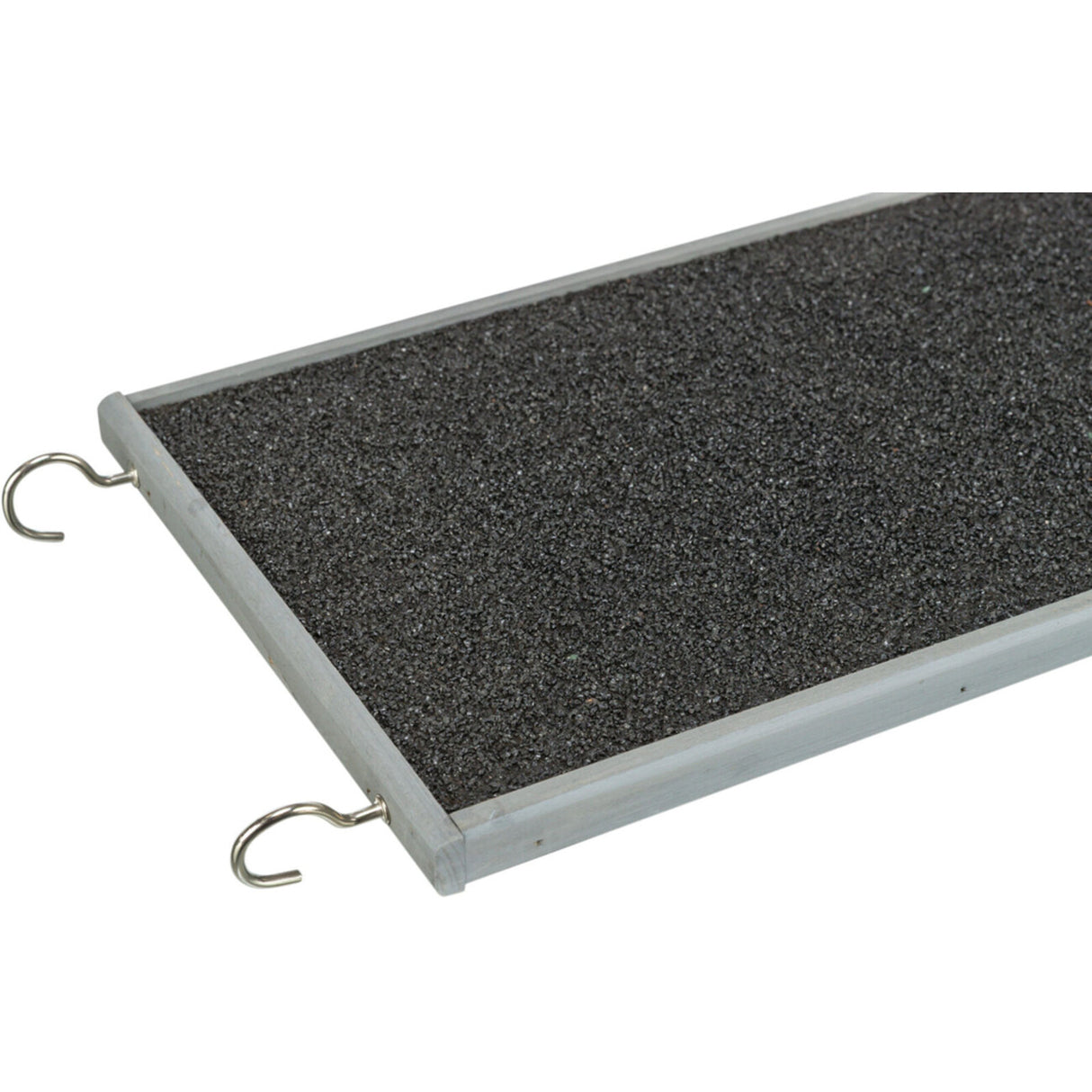 TRIXIE Rampe für Kleintiere – Bequemer Zugang zu Stall & Gehege – 20 × 50 cm, grau