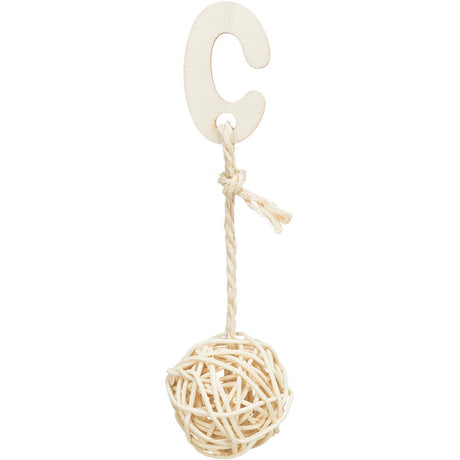 Rattanbälle mit Glöckchen