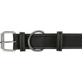 Rustic Fettleder Hundehalsband für kehlkopfschonendes Anleinen