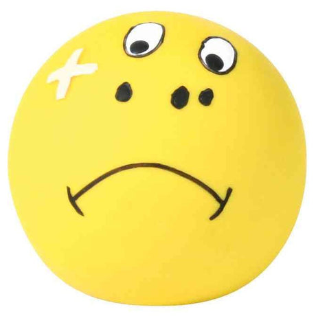 Smiley Hundeball aus Latex
