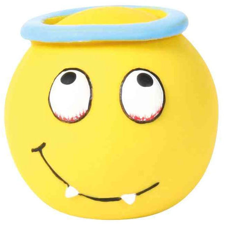 Smiley Hundeball aus Latex