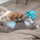 Faultier Hundespielzeug unterstützt beim Einschlafen