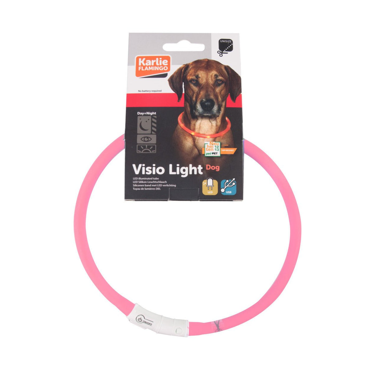 Visio Light Leuchthalsband für Hunde