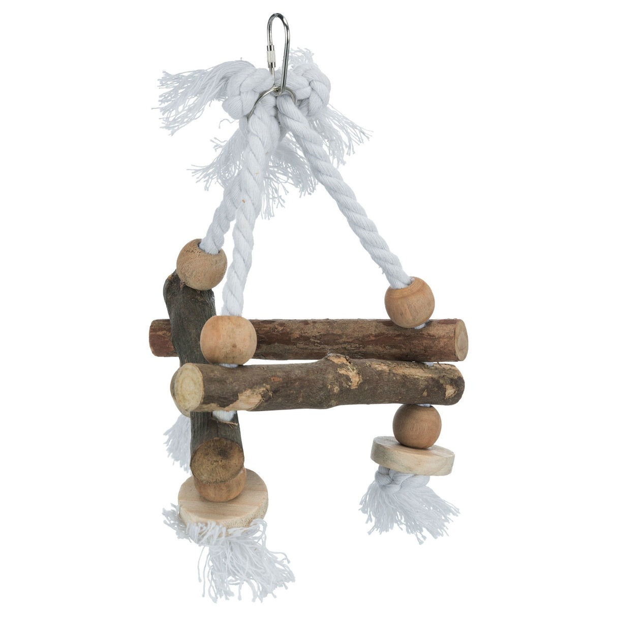 Vogelschaukel, dreieckig, Naturholz