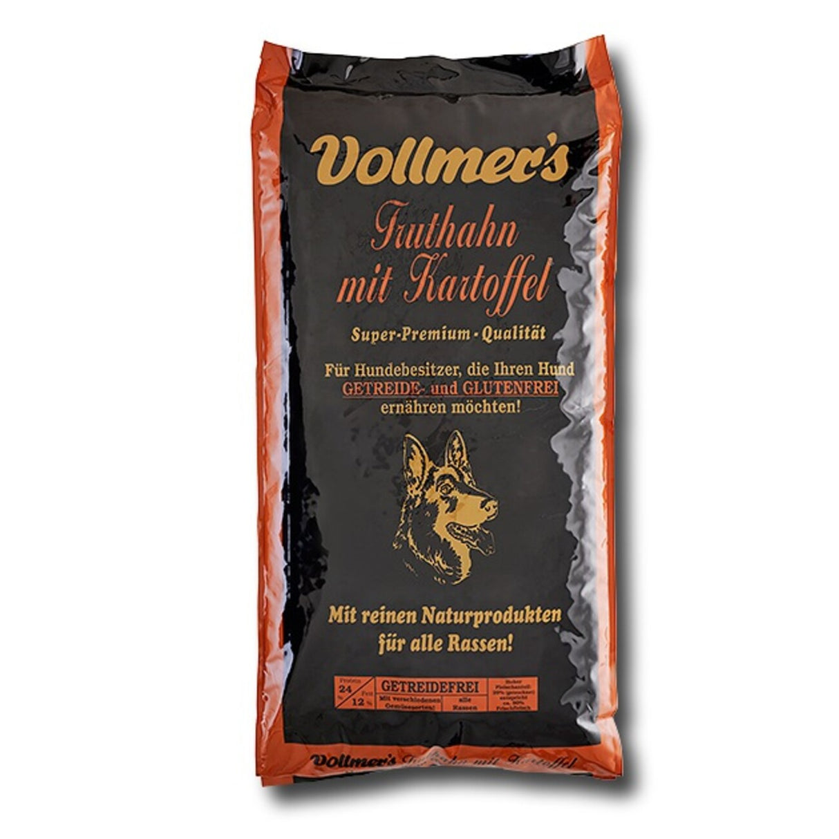 Vollmers Truthahn mit Kartoffel Hundefutter